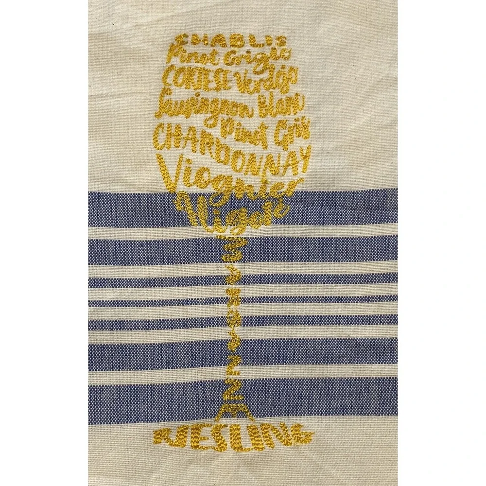 Beachable Wine Towels Set Funny Coastal Cottagecore Kitchen Bar Gift Decor